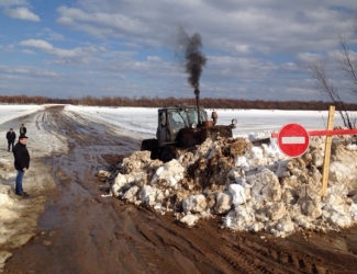 Все ледовые переправы в Татарстане закрыты