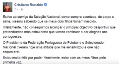 Новости Спорт - Криштиану Роналду не сыграет в следующем матче Кубка конфедераций