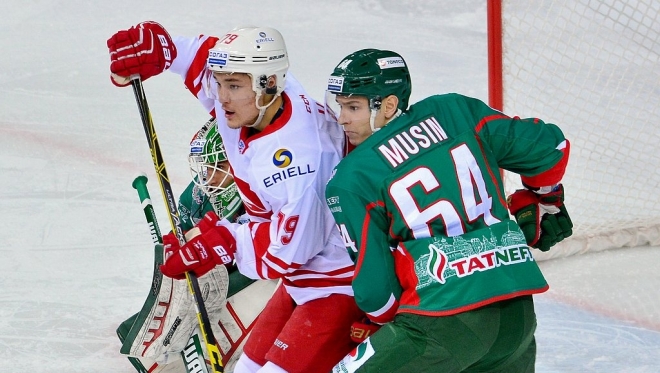 ХК «Ак Барс» проиграл на выезде московскому «Спартаку»