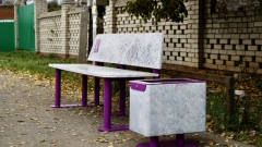Новости Общество - В Казани появились скамейки и урны из переработанного вторсырья