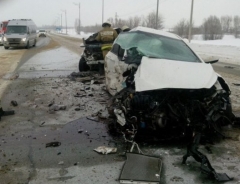 Новости  - По дороге в аэропорт Казани произошло массовое ДТП