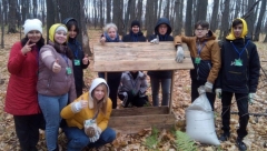 Новости Общество - В лесах республики начали подкармливать диких животных