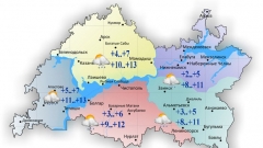 Новости  - 28 сентября по Татарстану облачность с прояснениями и временами дождь