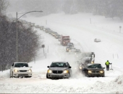 Новости  - Синоптики предупреждают о снежных заносах на дорогах Казани