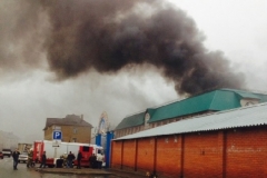 Новости  - В Казани горит торговый павильон Вьетнамского рынка