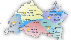 Новости Погода - 6 сентября воздух в Татарстане прогреется до 23 градусов тепла